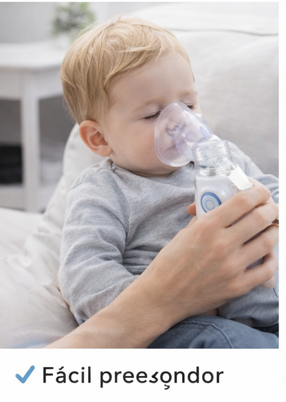 Nebulizador portátil recargable para niños y adultos